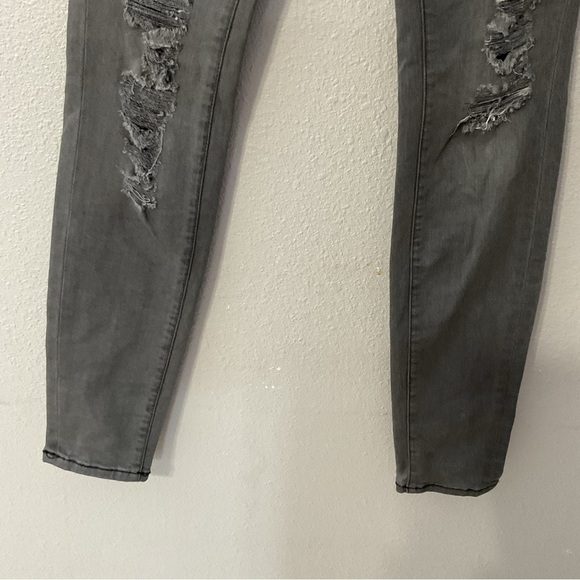 FRAME Grey Shred Le Skinny de Jeanne Jeans size 25 - Picture 5 of 13